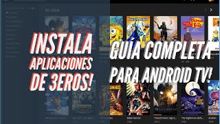 Instalar aplicaciones de terceros en Android TV con downloader [upl. by Koziarz]