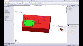 SOLIDWORKS – Creating Design Library Features [upl. by Nahtnaoj132]