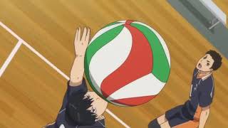 Karasuno loosing against Aoba Johsai DUB [upl. by Culosio]