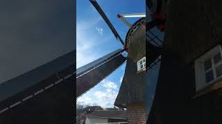 de leemans molen in vriezenveen malend op 02032024 [upl. by Alyehs]