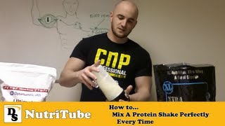 How To Mix A Protein Shake Perfectly Every Time [upl. by Kinsley556]