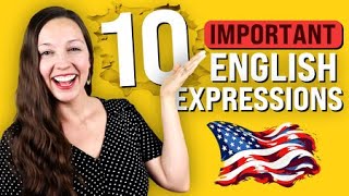 10 Important English Phrases Advanced Vocabulary Lesson [upl. by Hsihsa]