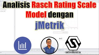 Analisis Rasch Rating Scale Model dengan jmetrik [upl. by Atsirak]