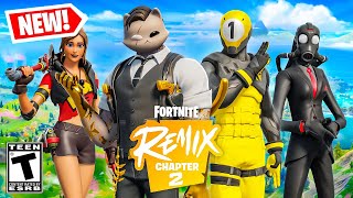 NEW FORTNITE CHAPTER 2 REMIX UPDATE NEW MAP BATTLE PASS amp MORE Fortnite Remix [upl. by Reyam]