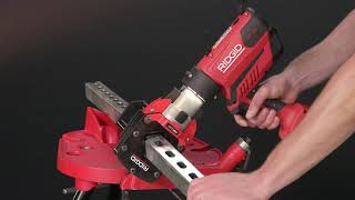 How To Use The RIDGID® StrutSlayr™ Strut Shear Head Compatible with RP 350 Press Tool [upl. by Surad]