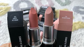 Sweet No Sugar vs Bosom Friend Lipsticks [upl. by Akimot]