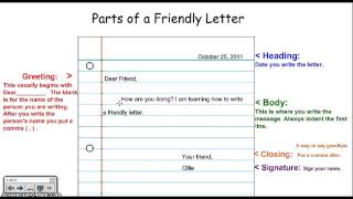 Writing a Friendly Letter [upl. by Gerrie]