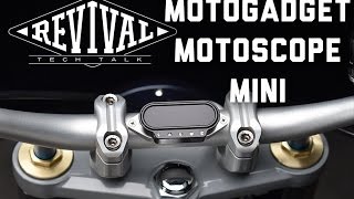 Motoscope Mini  Revival Cycles Tech Talk [upl. by Aenotna]