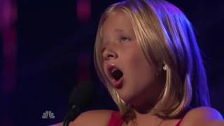 Jackie Evancho first audition Americas Got Talent full with result and commentswmv [upl. by Halimeda200]