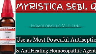 MYRISTICA SEBIFERA Q  Most Powerful Antiseptic Medicine in Homoeopathy Homoeopathicvines [upl. by Downes]