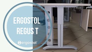 Стол с механической регулировкой Ergostol Regus T [upl. by Ileek]