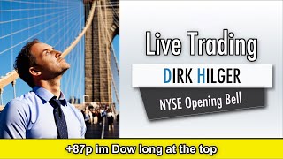 LiveTrading NYSE Opening  Do 22224  1520 DHilgerABernstein [upl. by Dugaid]