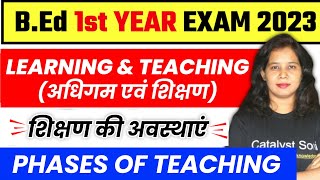 Interactive phase of teaching phases of teaching part 2 bed 1st year paper 3 learning and teaching [upl. by Ahsiet]