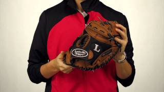 Louisville Slugger Genesis 1884 Series GENYCM Youth Catchers Mitt  JustBallGlovescom [upl. by Irehj]