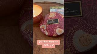 First Burn Experience Part 12 NEW Voluspa Foraged Wildberry candlereview voluspa [upl. by Garnes]