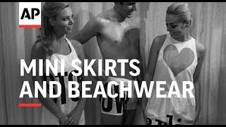 Beauty Contest for Girls in Mini Skirts and Beach Wear  1966 [upl. by Myer]