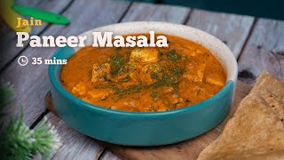 Jain Paneer Masala  NoOnion NoGarlic Paneer Gravy  Jain Recipes  Cookd [upl. by Euqenimod380]