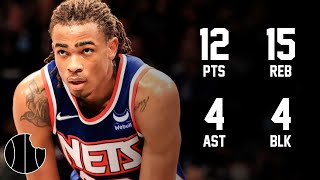 Nic Claxton Highlights  76ers vs Nets  3rd Feb 2024 [upl. by Nagol]