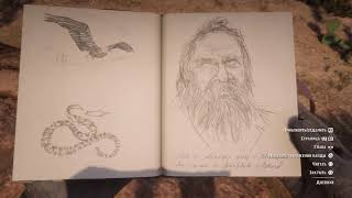 RDR2 Arthurs Journal well made 100 compendium and landmarks including all forbidden and very rare [upl. by Gwyneth]