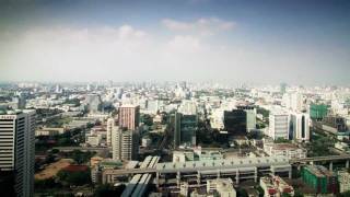 BANGKOK  DUSK TO DAWN  TIMELAPSE [upl. by Nanni927]