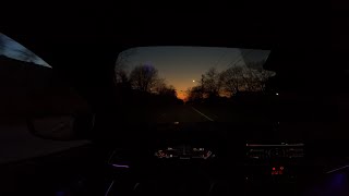 Bmw m340i POV NIGHT DRIVE Insane Exhaust [upl. by Anytsirk]