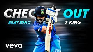 Check It Out❤️‍🔥🗿  FtVirat Kohli  Beat Sync  Aks Editz [upl. by Neerehs]