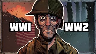 The WORLD WARS From Americas Perspective Full Documentary  Animated History [upl. by Eleinad]