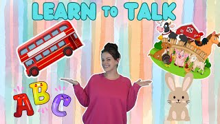 Learn To Talk Toys Old Macdonald Had A Farm Wheels on the Bus Toddler Learning Video Baby Songs [upl. by Nojad]