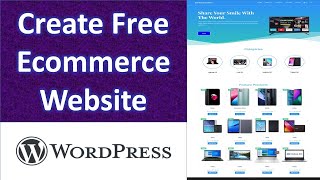 🔴Create Free Ecommerce Website in WordPress  Online Shopping Website Tutorial in HindiUrdu [upl. by Lerad]