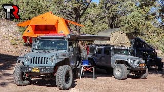 5 Jeep Wrangler Overland Camp Setups [upl. by Kathleen]