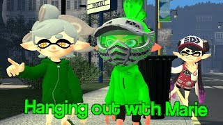 Splatoon 3D Cartoon Fan Animation Hanging out With Marie [upl. by Buke563]