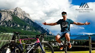 MY BEST CYCLING EXPERIENCE EVER  Haute Route Dolomites 2021 Cycling Documentary ep1 [upl. by Repsag646]