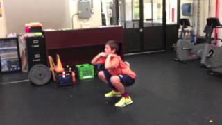 Banded Squat to Press [upl. by Nizam]