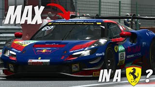 Max Verstappen Tested a Ferrari 296 GT3 at Algarve Circuit Portimão  RaceRoom Racing Experience [upl. by Iror]