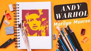 Andy Warhol  Marilyn Monroe Painting [upl. by Carrnan]