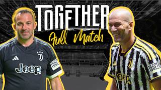 Full Match Juventus Legends  Del Piero Zidane Marchisio and more [upl. by Adnorehs]