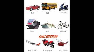 Means of transport Name video englishwords [upl. by Charleton]