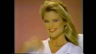 Cover Girl Nailslicks  Christie Brinkley 1983  Vintage 80s Television Commercials [upl. by Remus771]