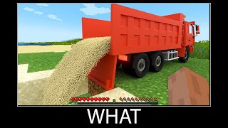 Minecraft wait what meme part 370 realistic minecraft Sand [upl. by Anihcak]