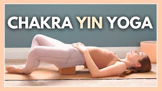 Chakra Yin Yoga for Energy Balance  Yin Yoga amp Affirmations [upl. by Walther]