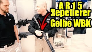 🤜🏻 IWA 2019  AR15 Repetierer von Schmeisser  GELBE WBK [upl. by Schnurr230]