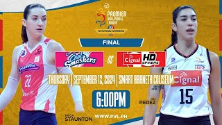 CIGNAL vs CREAMLINE  Full Match  Final  2024 PVL Invitational Conference [upl. by Adihaj]