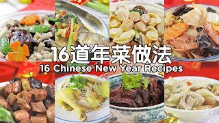 年菜食谱 1 Chinese New Year Recipe Compilation Vol1 [upl. by Elvis]