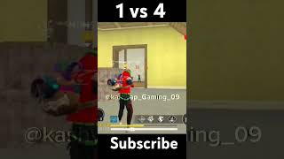 1 vs 4 Cs ranked HARD GAMEPLAYKashyapGaming09freefirefreefiremaxviralshorts [upl. by Singer]