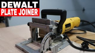 DEWALT PLATE JOINER  TOOL REVIEW TUESDAY BISCUIT JOINTER [upl. by Rodmann482]