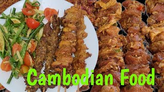 Cambodian Lemongrass Pork And Beef Skewers [upl. by Weikert199]