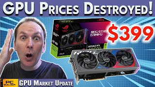 🚨 GPU Prices Destroyed 🚨 AMD vs NVIDIA Price War 🚨 Best GPU for Gaming 2024 March [upl. by Nylasej]