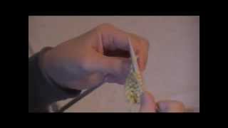 BEGINNERS KNITTING  K1 P1 RIB STITCH [upl. by Zima193]