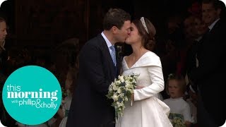 Princess Eugenie and Jack Brooksbank Share Their First Kiss  This Morning [upl. by Canon]