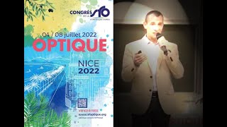 Philippe GOLDNER  Conférence Plénière du Congrès de la SFO OPTIQUE Nice 2022 [upl. by Notniuqal]